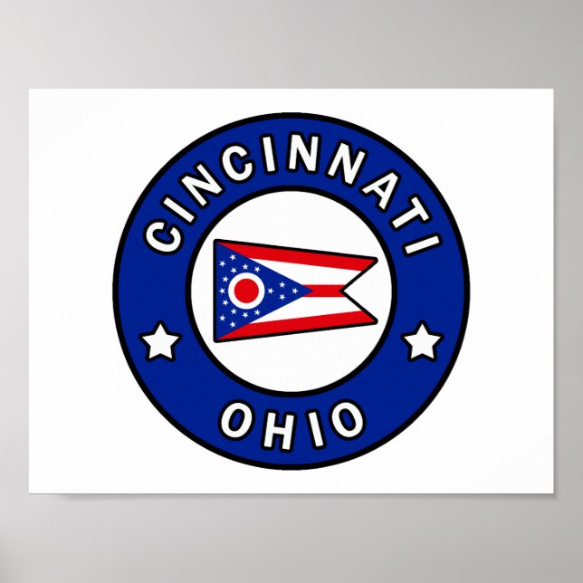 Poster Cincinnati Ohio (Devant)