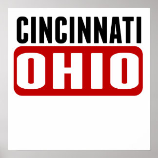 Poster Cincinnati Ohio