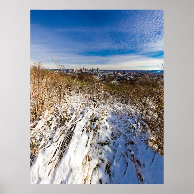 Poster Cincinnati, Ohio Vu Du Parc Devou, Kentucky (Devant)