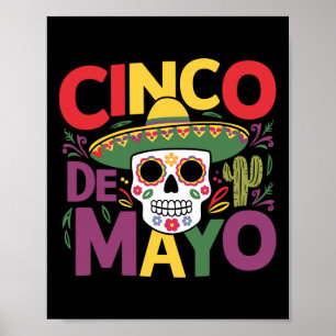 Poster Cinco De Mayo Fiesta Amusant Famille Match 5 De Ma