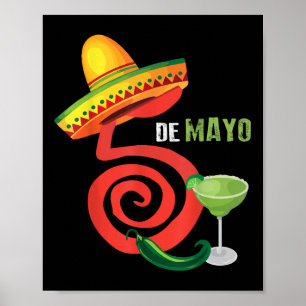 Poster Cinco De Mayo Fiesta Design Camisa 5 De Mayo Viva