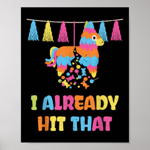Poster Cinco De Mayo Piñata_ J'Ai Déjà Touché Ce P