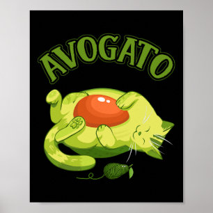 Poster Cinco De Mayo T Shirt Funny Meow Avogato Cat Avoca