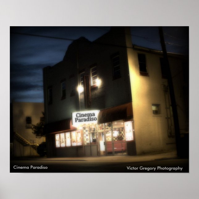 Poster Cinéma Paradiso, Victor Gregory Photographie (Devant)