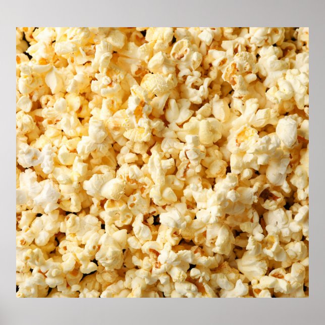 Poster Cinéma Popcorn Arrière - plan complet. (Devant)
