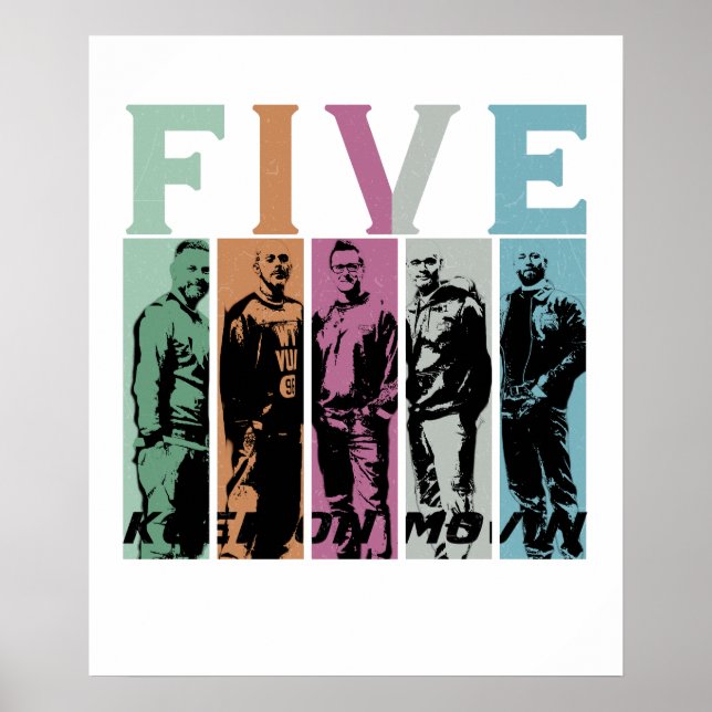 Poster Cinq (Devant)