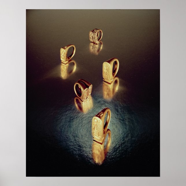 Poster Cinq anneaux, du Tombeau de Toutankhamon (Devant)