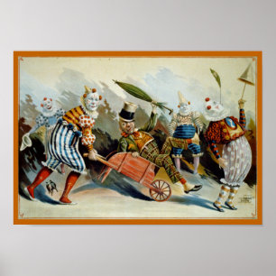 Poster Cinq Clowns