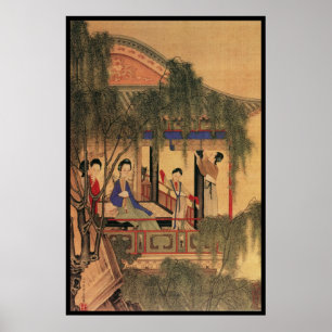 Poster Cinq dames chinoises