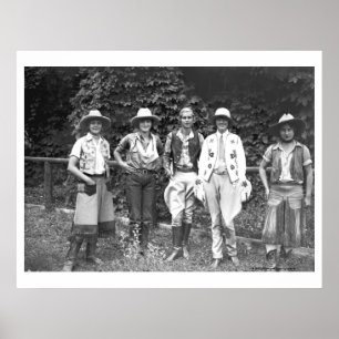 Poster Cinq femmes au ranch des mecs