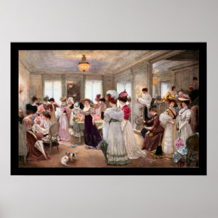 Poster Cinq Heures À Paquin - Henri Gervex