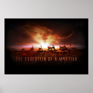 Poster Cinq rovers Mars réussis