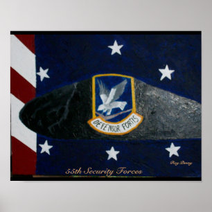 Poster cinquante-cinquième Forces de sécurité