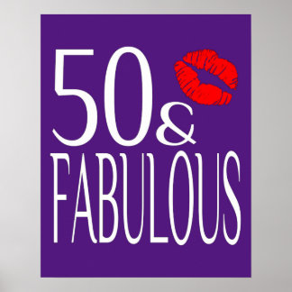 Poster Cinquante fabuleux en pourpre