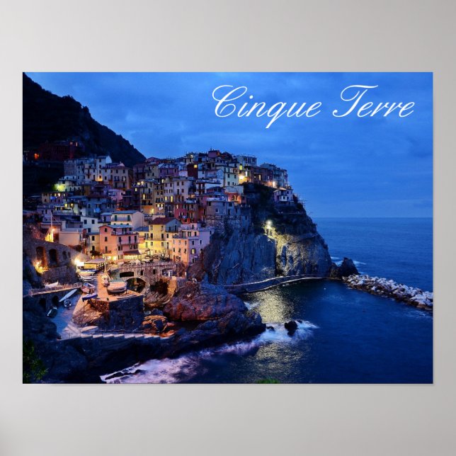 Poster Cinque Terre Italie (Devant)