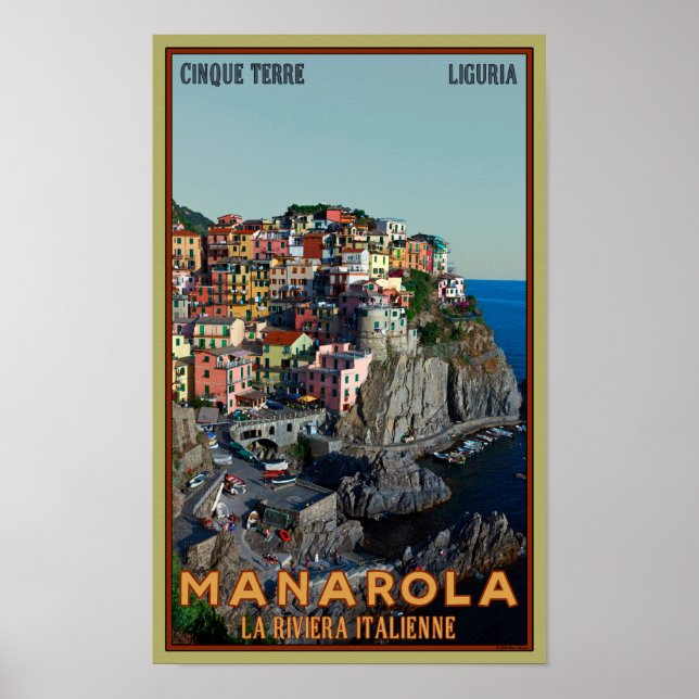 Poster Cinque Terre - Manarola (Devant)