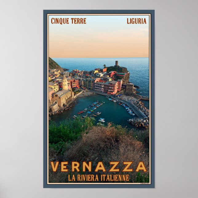 Poster Cinque Terre - Vernazza (Devant)