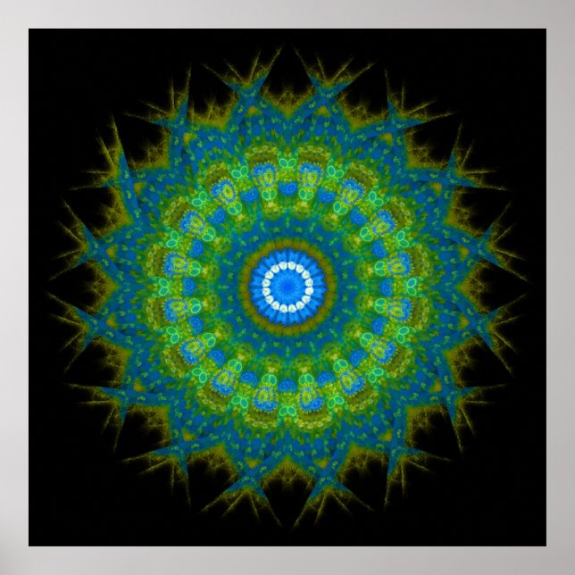 Poster Cinquième Chakra- Vishuddha - Centre de la grande  (Devant)