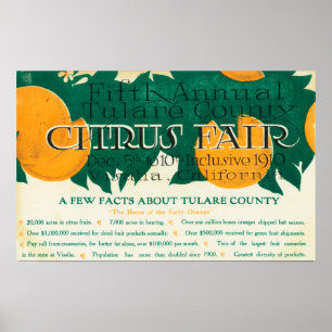 Poster Cinquième promotion annuelle de Tulare County Citr