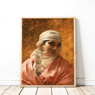 Poster Circassien par Frederick Arthur Bridgman, Art