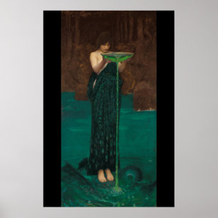 Poster Circé Invidiosa (1892) par John William Waterhous
