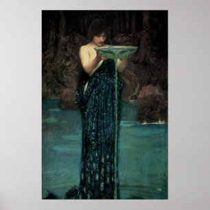 Poster Circé Invidiosa par John William Waterhouse