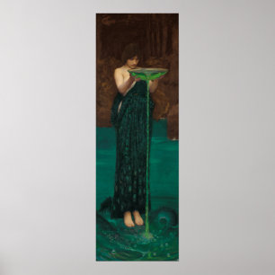 Poster Circe Invidiosa par John William Waterhouse