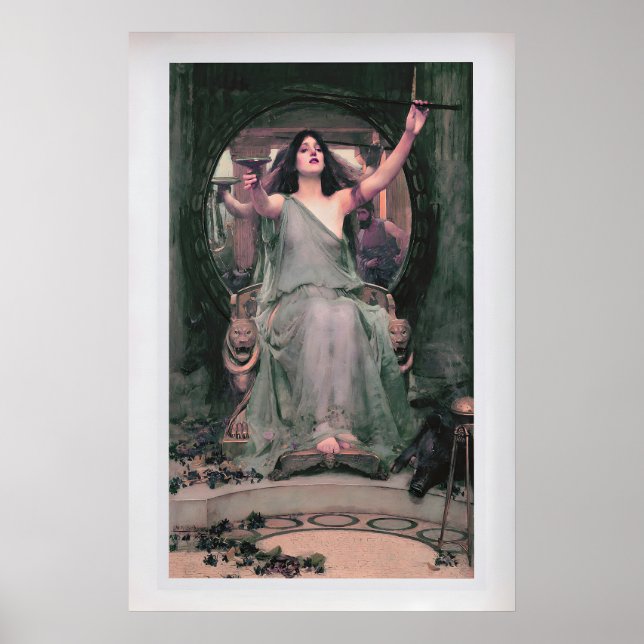 Poster Circe Offering the Cup to Ulysses by John William (Devant)