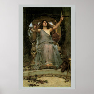 Poster Circe Offering the Cup to Ulysses par JW Waterhous