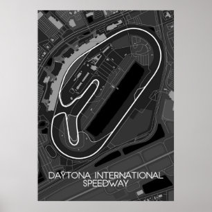 Poster Circuit automobile international de Daytona