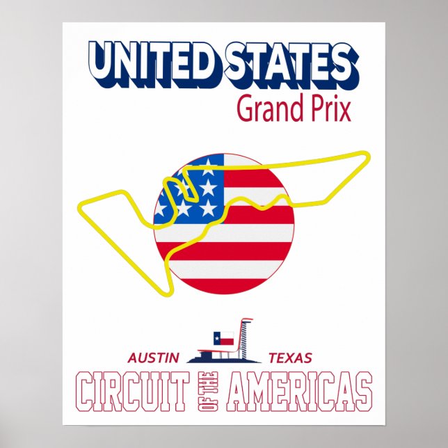 Poster Circuit des Amériques - COTA (Devant)