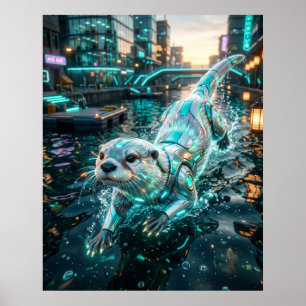 Poster Circuit Otter Harbor Ruisseau