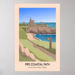 Poster Circuit pédestre côtier de Fife - Les Grandes Rand