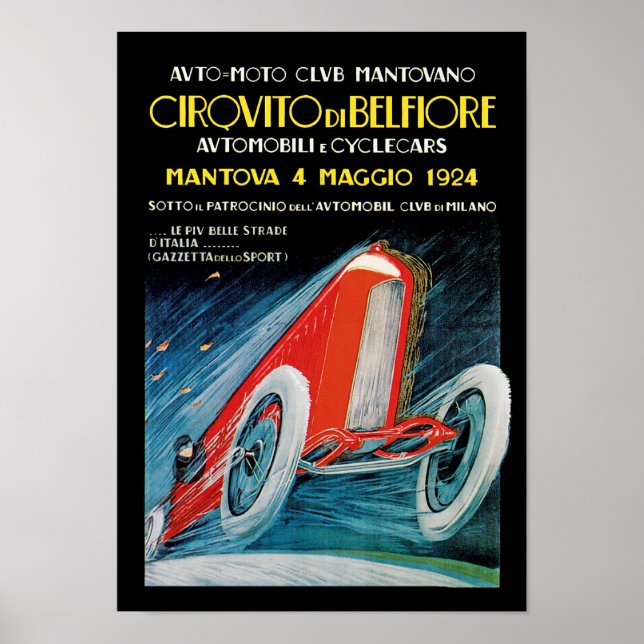 Poster Circuito di Beliore (Devant)