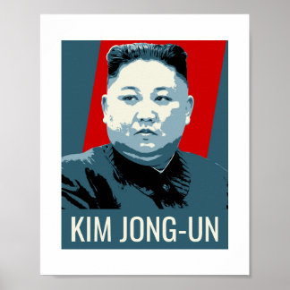 Poster Circulaire d'affiche Kim Jong-un