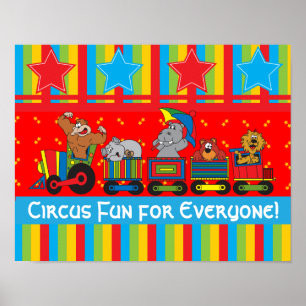 Poster Circus Fun pour tous