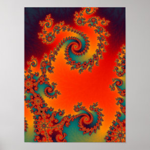 Poster cirque double spirale
