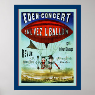 Poster Cirque français ~ Publicité Vintage