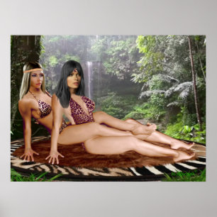POSTER CISEAUX DE TARZANA LUANA #4