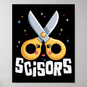 Poster Ciseaux Papier Rocher Halloween Costumes Groupe Fa