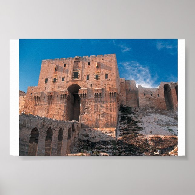 Poster Citadelle d'Alep (Devant)