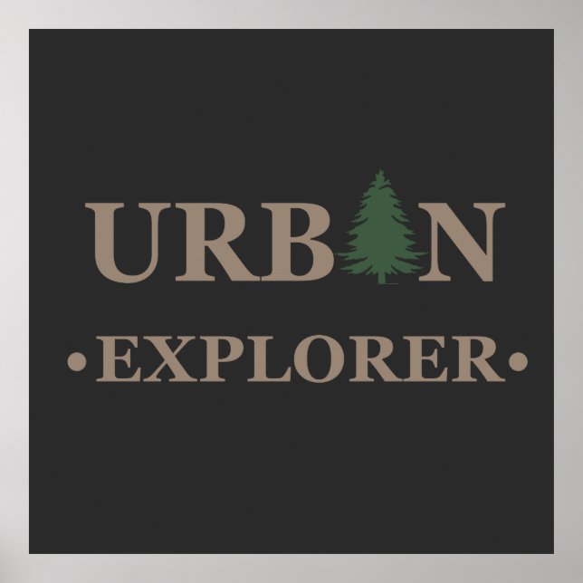 Poster citadin urbain explorateur métropolitain centre vi (Devant)