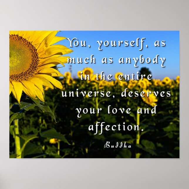 Poster Citation Bouddha (Devant)