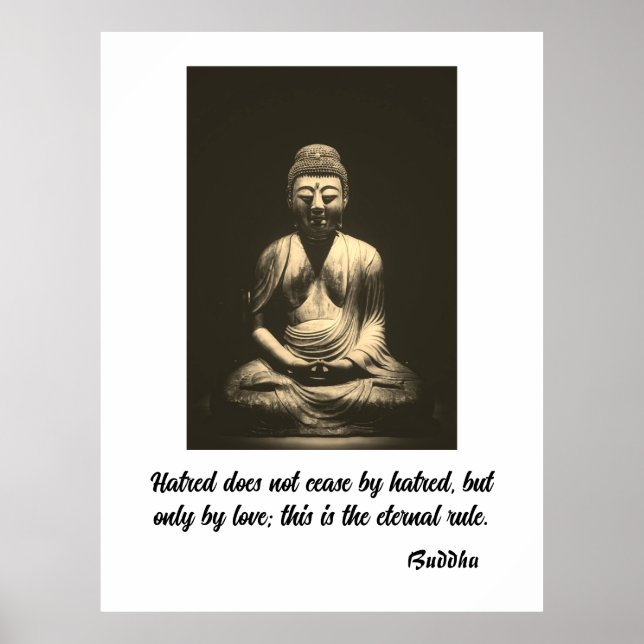 Poster Citation Bouddha (Devant)