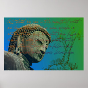 Poster Citation Bouddha