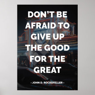 Poster Citation célèbre motivationnelle et inspirante