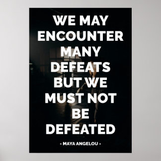 Poster Citation célèbre motivationnelle et inspirante