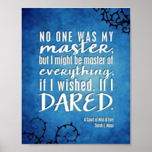 POSTER CITATION D'ACOTAR