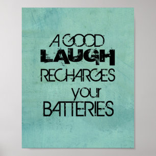 Poster citation d'affiche sur citation turquoise bleu rir