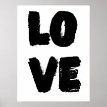 Citation d'amour Art|Peinture moderne Monochrome S